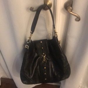 Tory Burch black leather purse